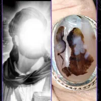 انگشتر شجر مصور عتیقه