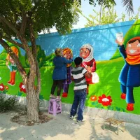 نقاشی دیواری مدارس دیوارنگاره پرتره فیگور