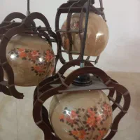 چند عدد لوستر چوبی قیمت مناسب
