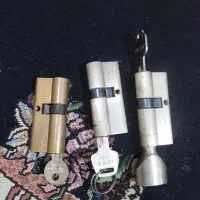 ۳عدد مغزی برنجی قفل با کلید|ابزارآلات|خرم‌آباد, |دیوار