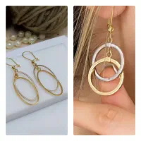 گوشواره طلالیزری وترند مناسب هر استایل و کادویی