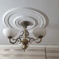 یک جفت لوستر ۳ شاخه تمام برنجی برنزی اصل و سنگین|لوستر و چراغ آویز|تهران, پونک|دیوار