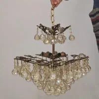 لوستر 8 شاخه برنز