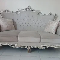 مبل سلطنتی کرم رنگ