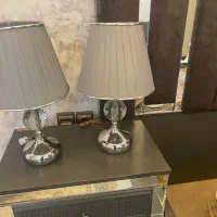 یک جفت آباژور طوسی رنگ