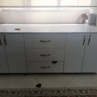 شلف و میز کار از جنس ام دی آف در حد نو بدون خط و|کتابخانه، شلف، قفسههای دیواری|تهران, تهرانسر مرکزی|دیوار