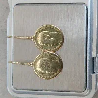 گوشواره سکه ای ضرب روس(عتیقه)