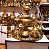 کلکسیون قدیمی برنجی ذغالی زغالی مسی گازی سماور|کلکسیون اشیاء عتیقه|اصفهان, دستگرده|دیوار