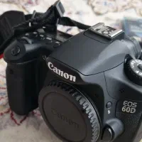 کانن 60d در حد نو با ۲ لنز و تجهیزات