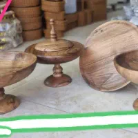 سرویس ۴ تکه پذیرایی چوب گردو