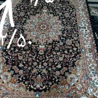 فرش سرمه ای درحد نو