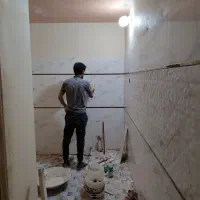 کاشی کاری سرامیک ،کاشیکاری با چسب وسیمان ،تخریب