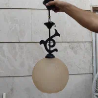لوستر حبابی شیک یک جفت