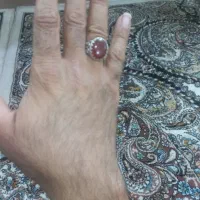 انگشتر نقره نگین عقیق|بدلیجات|قم, امامزاده ابراهیم|دیوار