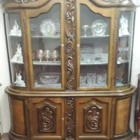 بوفه زیبا تمام چوب گردو