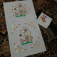 گلدوزی سیسمونی نوزاد