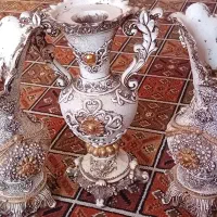 ست کامل دکوری رومیزی ....مناسب هدیه یا تزئین|صنایع دستی و سایر لوازم تزئینی|ایلام, |دیوار