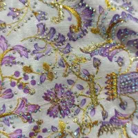 پارچه حریر نگین دار|لباس|درگهان, |دیوار