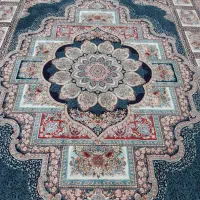 فرش نگین مهستان کاشان سالم ۱۲۰۰ شانه ۳۶۰۰ تراکم