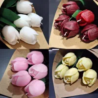 شمع گل لاله|گل مصنوعی|شیراز, گلشن|دیوار