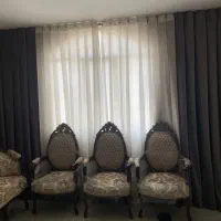 مبلمان سلطنتی ۷ نفره درحد و سالم بدون خرابی|مبلمان خانگی و میز عسلی|تهران, بیسیم|دیوار