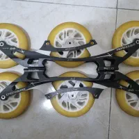 فریم تیغه اسکیت ۴در ۱۱۰ و ۳ در ۱۲۵ ال ای دی دار