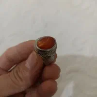 انگشتر قدیمی عقیق یمنی