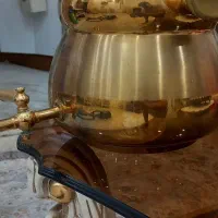 کتری استیل طلایی|قوری، کتری، قهوه‌ساز دستی|ری, دیلمان|دیوار