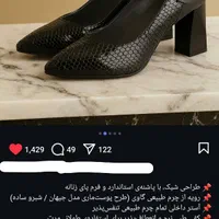 مجلسی چرم طبیعی غزال سایز۴۰ و ۴۱درحدنو پاشنه۵ سانت|کیف، کفش، کمربند|شاهین‌شهر, مخابرات (شهید بهشتی)|دیوار