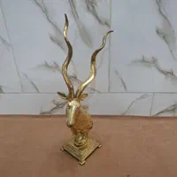 سر گوزن برنز