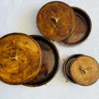 انواع ظروف پذیرایی از جنس سنگ مصنوعی|ظروف سرو و پذیرایی|یاسوج, |دیوار