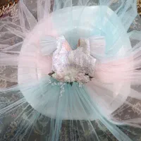 لباس عروس  شیک پرنسسی ۳ تا ۶ سال|لباس|دامغان, |دیوار