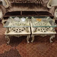 مبلمان استیل چوب گردو و ناهار خوری و کنسول|مبلمان خانگی و میز عسلی|تهران, امیرآباد|دیوار