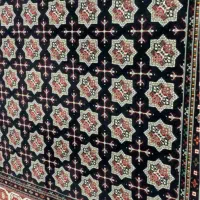 فرش نو پنج ولایت سرمه ای و کرم ۱۲ متری ۱۲۰۰ شانه