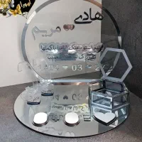 استند اثر انگشت (یاد بود عقد) لوح عقد نامزدی عروسی