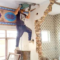 تخریب ساختمان امین کلی ٪ جزیی   چاه کنی فاضلاب ارت