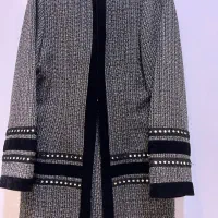 کت طوسی مخمل