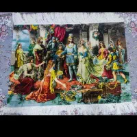 تابلو فرش چله ابریشم|تابلو فرش|مشهد, امیریه|دیوار