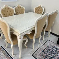 سرویس مبل و ناهار خوری برند آیسا به همراه متعلقات|مبلمان خانگی و میز عسلی|تهران, باغ خزانه|دیوار