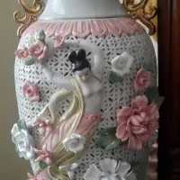 گلدان چینی قدیمی دست ساز اصل ژاپن