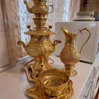 سماور آب طلا قلمکاری|سماور، چایساز، قهوهساز|تهران, آهنگ|دیوار