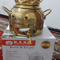 سماور قوری رو گاز