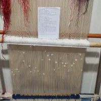 تابلو فرش ابریشم|تابلو فرش|قم, باغ شریفی|دیوار