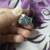 انگشتر تمام نقره نقشه ایران و اهورایی|جواهرات|فولادشهر, باغشاد|دیوار