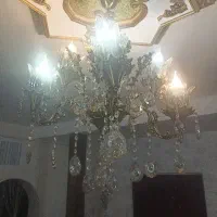لوستر 8شاخه تمام برنجی سنگین