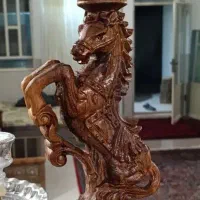 قلیان چوب گردو طرح اسب