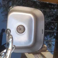 سینک به همراه شیر اهرمی|مصالح و تجهیزات ساختمان|قم, بنیاد|دیوار