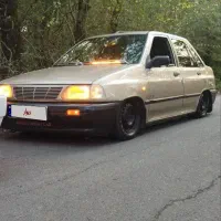 پراید مدل۸۷ رنگ بژ لوازمی