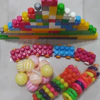 لگو و توپ  و بازی ستاره و ماه