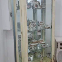 مبل نیمه استیل گنجه و میز تلویزیون|بوفه، ویترین، کنسول|مشهد, امیریه|دیوار